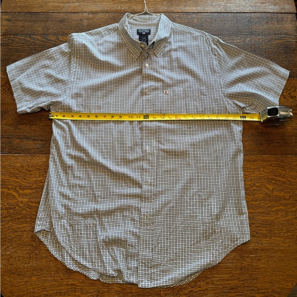 Ralph Lauren Polo Jeans Co. Short Sleeve Button Down Plaid Shirt size XL - Picture 2 of 6